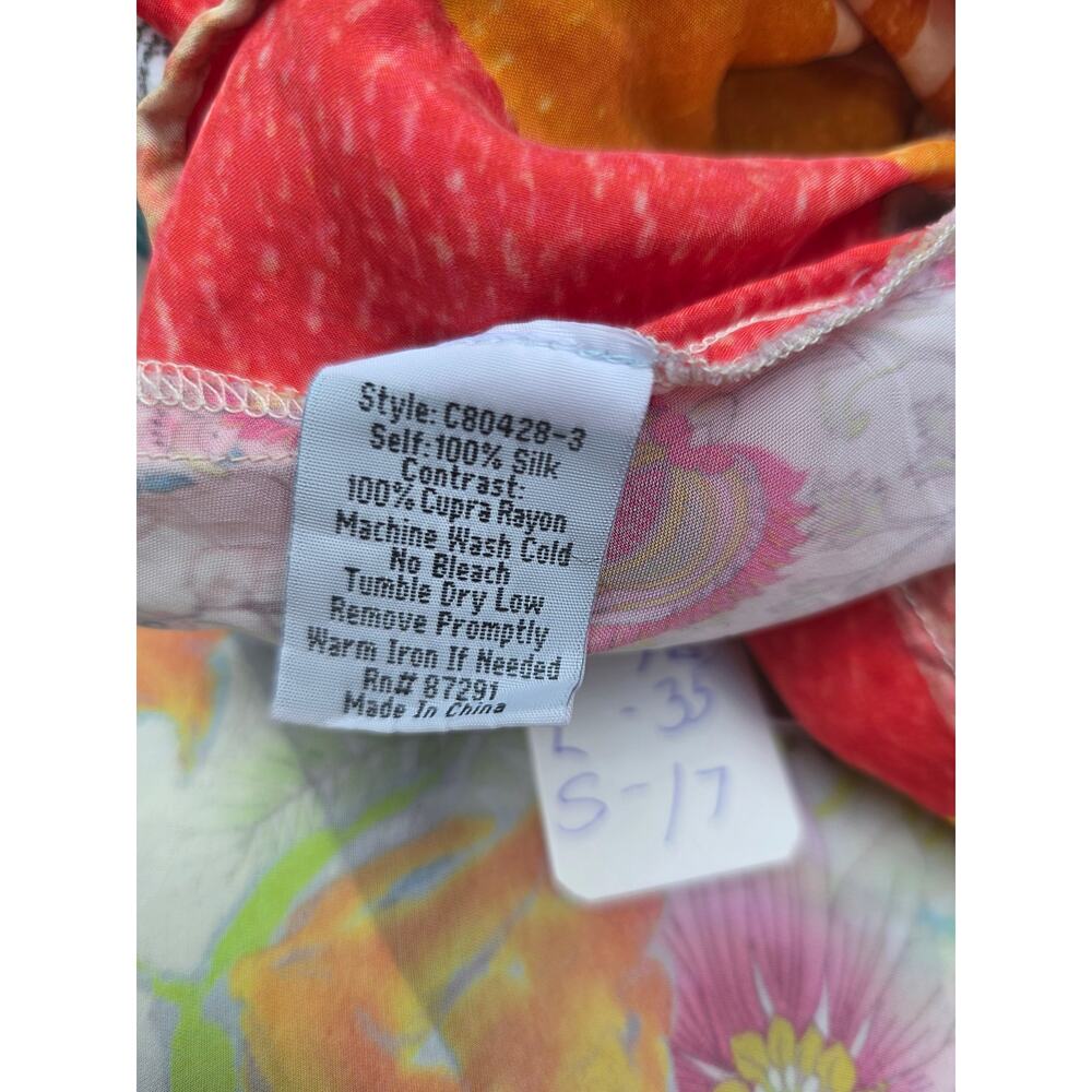 Johnny Was Multicolor Patchwork Open Front Kimono… - image 5